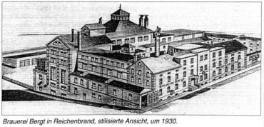 Brauerei in Reichenbrand um 1930. Quelle: Siegmar-Schönau. Die Stadt vor der Stadt