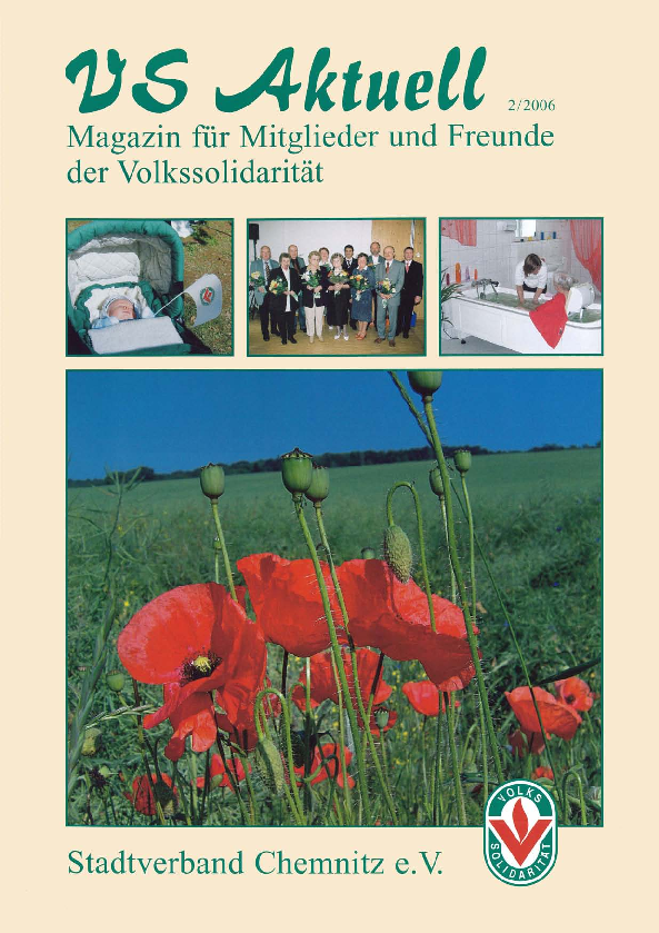 VS Aktuell 2/2006 Magazin für Mitglieder und Freunde der Volkssolidarität Chemnitz