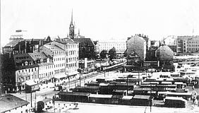 Der Markt in der Nachkriegszeit an der Strasse der Nationen Ecke Waisenstrasse image-49514