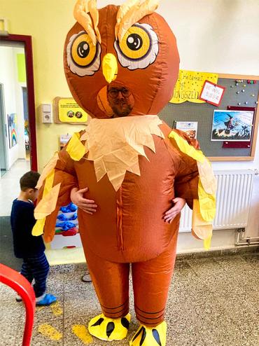 Auf diesem Bild ist die Eule zu sehen.