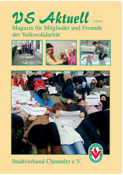 Magazin für Mitglieder und Freunde der Volkssolidarität Chemnitz