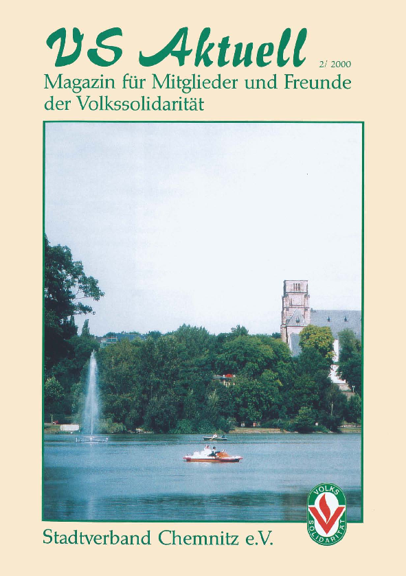 VS Aktuell 2/2000 Magazin für Mitglieder und Freunde der Volkssolidarität Chemnitz