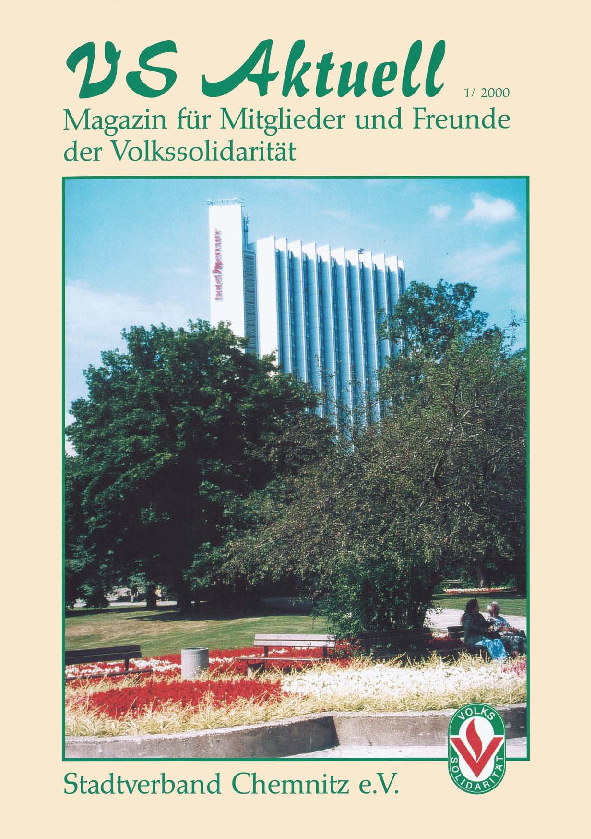 VS Aktuell 1/2000 Magazin für Mitglieder und Freunde der Volkssolidarität Chemnitz